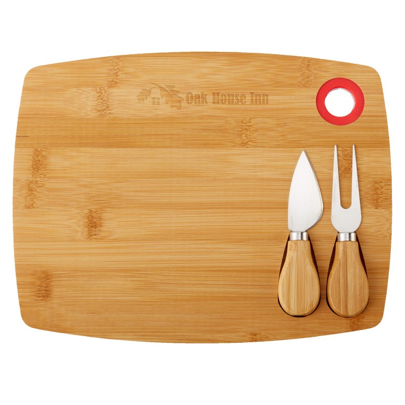 3 Piece Bamboo Cheese Board Set 1 3 Piece Bamboo Cheese Board Set 1