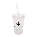 16 Oz. Semi-Pro Tumbler - Translucent Clear 16 Oz. Semi-Pro Tumbler - Translucent Clear