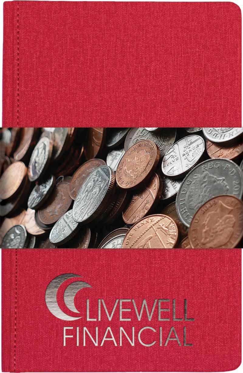 Heathered Journal w/Full Color Graphic Wrap (5"x8") 1 Heathered Journal w/Full Color Graphic Wrap (5"x8") 1