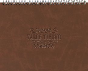 The President™ Leather Front Monthly Planner w/ Chip Back (11"x8.5") 1