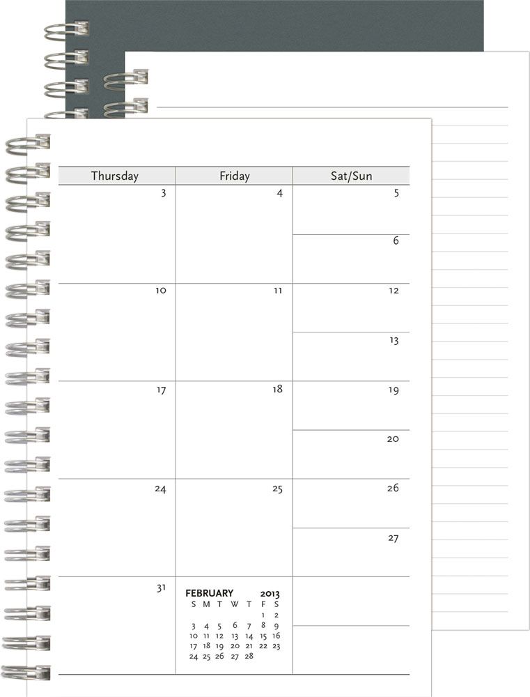 Classic Medium Wire Bound HybridPlanner™ (7"x10") 1