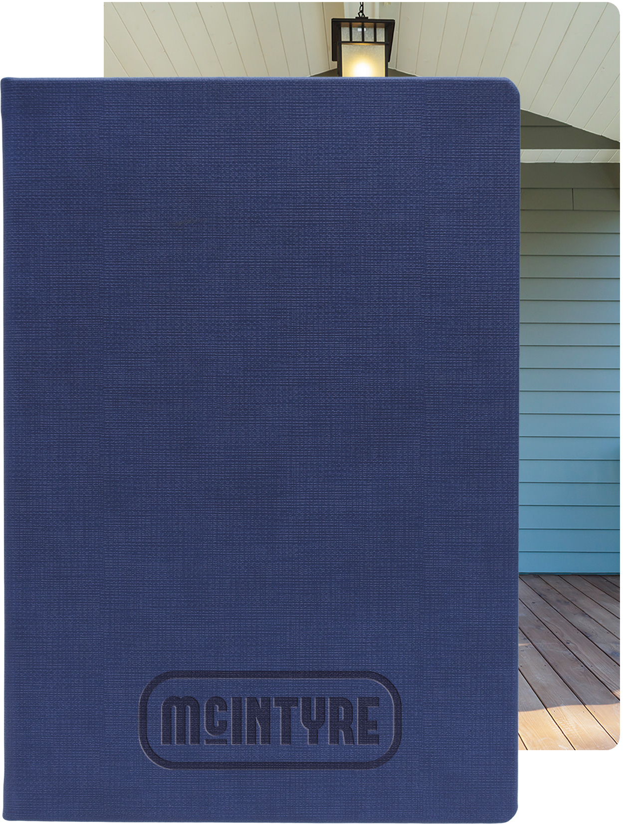Large Bohemian Textured Journal w/Full-Color Tip-in (7"x10") 1