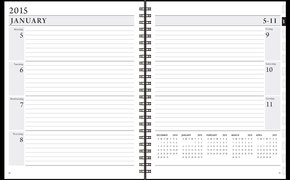 XeoPlanner™ Leatherette Organizer (7"x8.75") 1