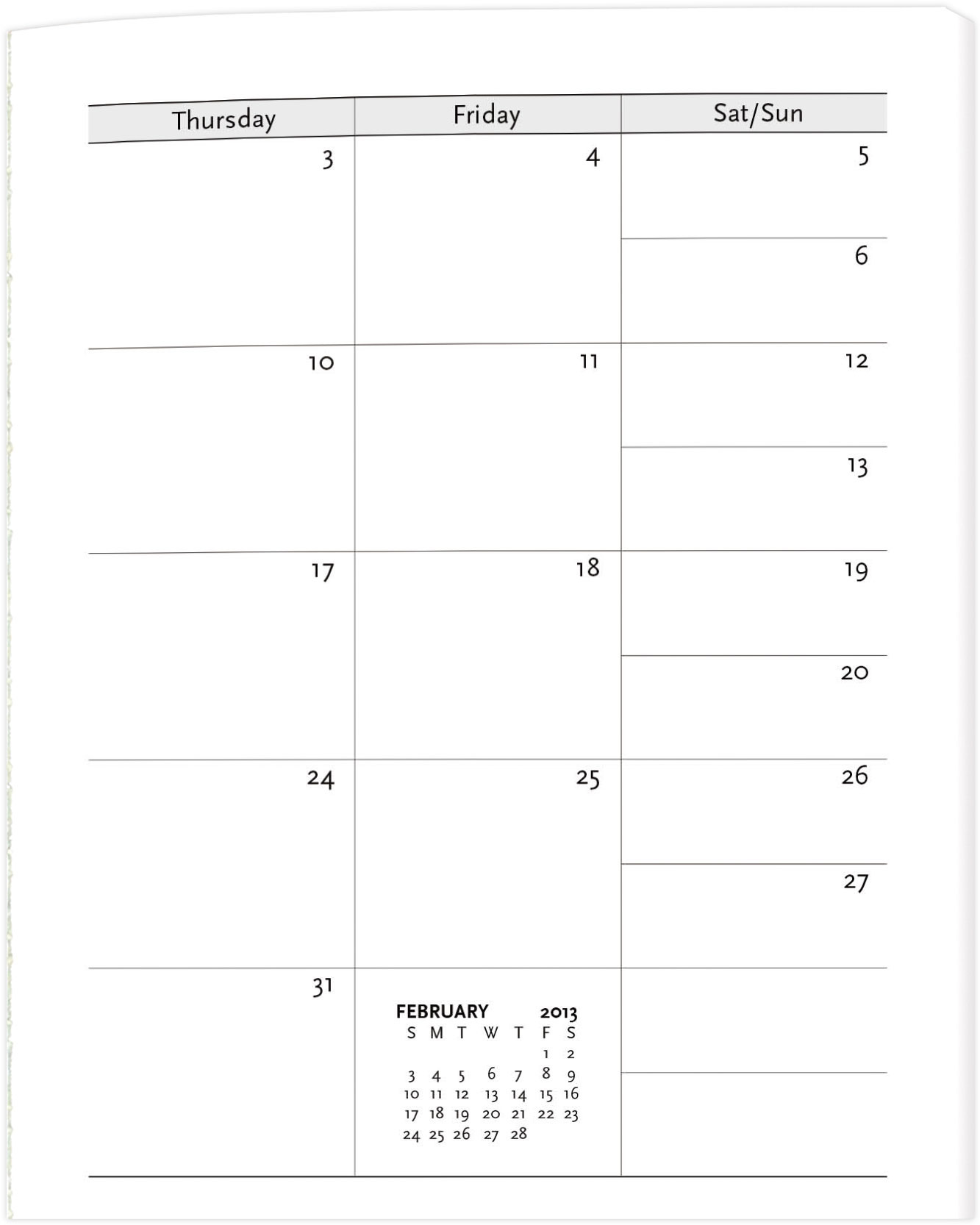 Large HybridPlanners™ PerfectBook™ (8.5"x11") 1
