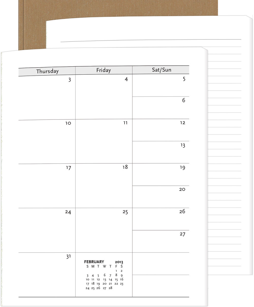Large HybridPlanners™ PerfectBook™ (8.5"x11") 1