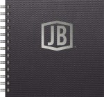 Luxury Cover Series 4 Square NotePad w/Black Paperboard Back Cover (7"x7") 1 Luxury Cover Series 4 Square NotePad w/Black Paperboard Back Cover (7"x7") 1