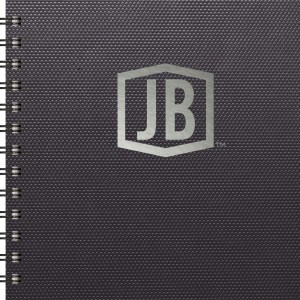Luxury Cover Series 4 Square NotePad w/Black Paperboard Back Cover (7"x7") 1 Luxury Cover Series 4 Square NotePad w/Black Paperboard Back Cover (7"x7") 1