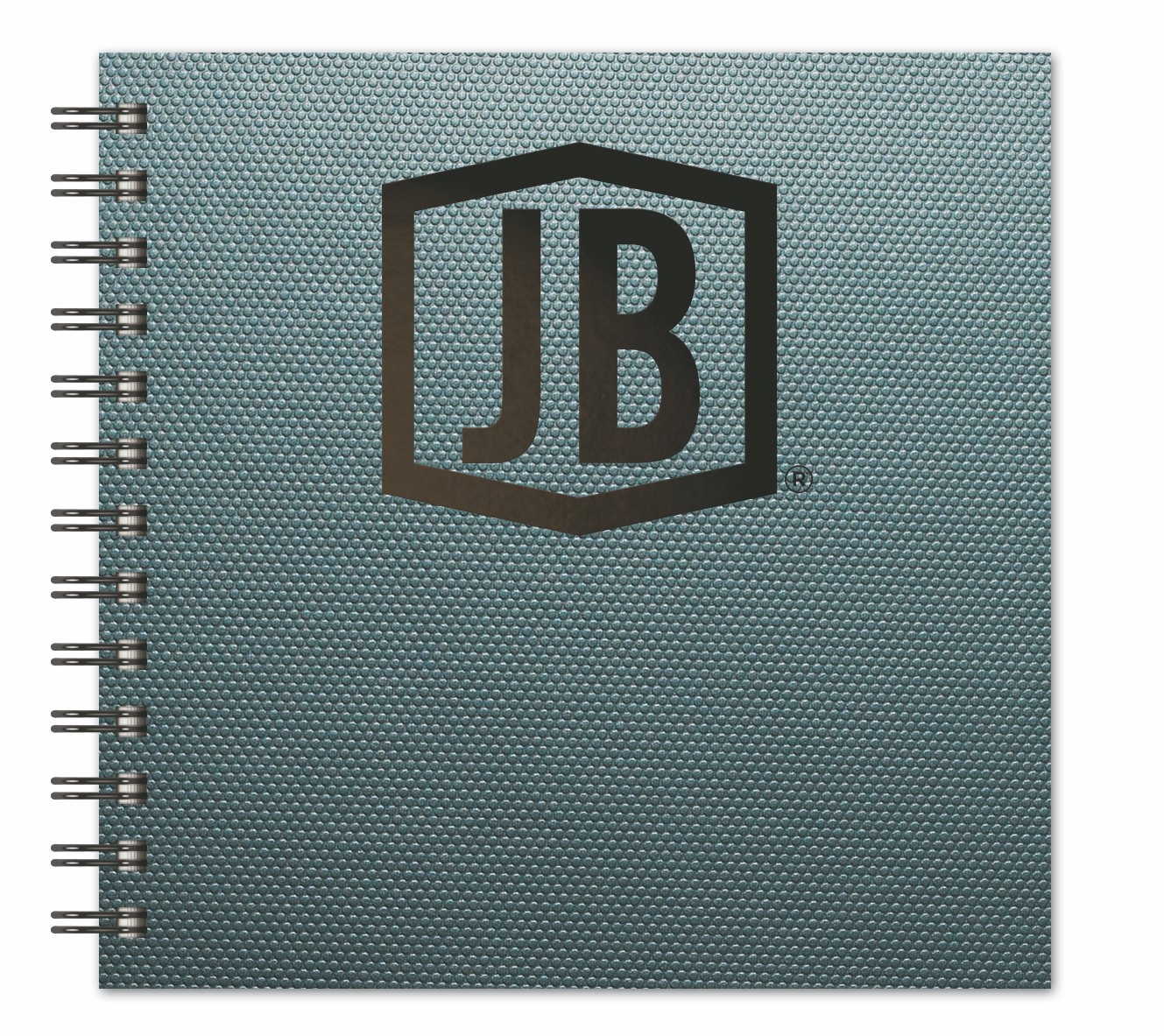 Luxury Cover Series 4 Square NotePad w/Black Paperboard Back Cover (7"x7") 1