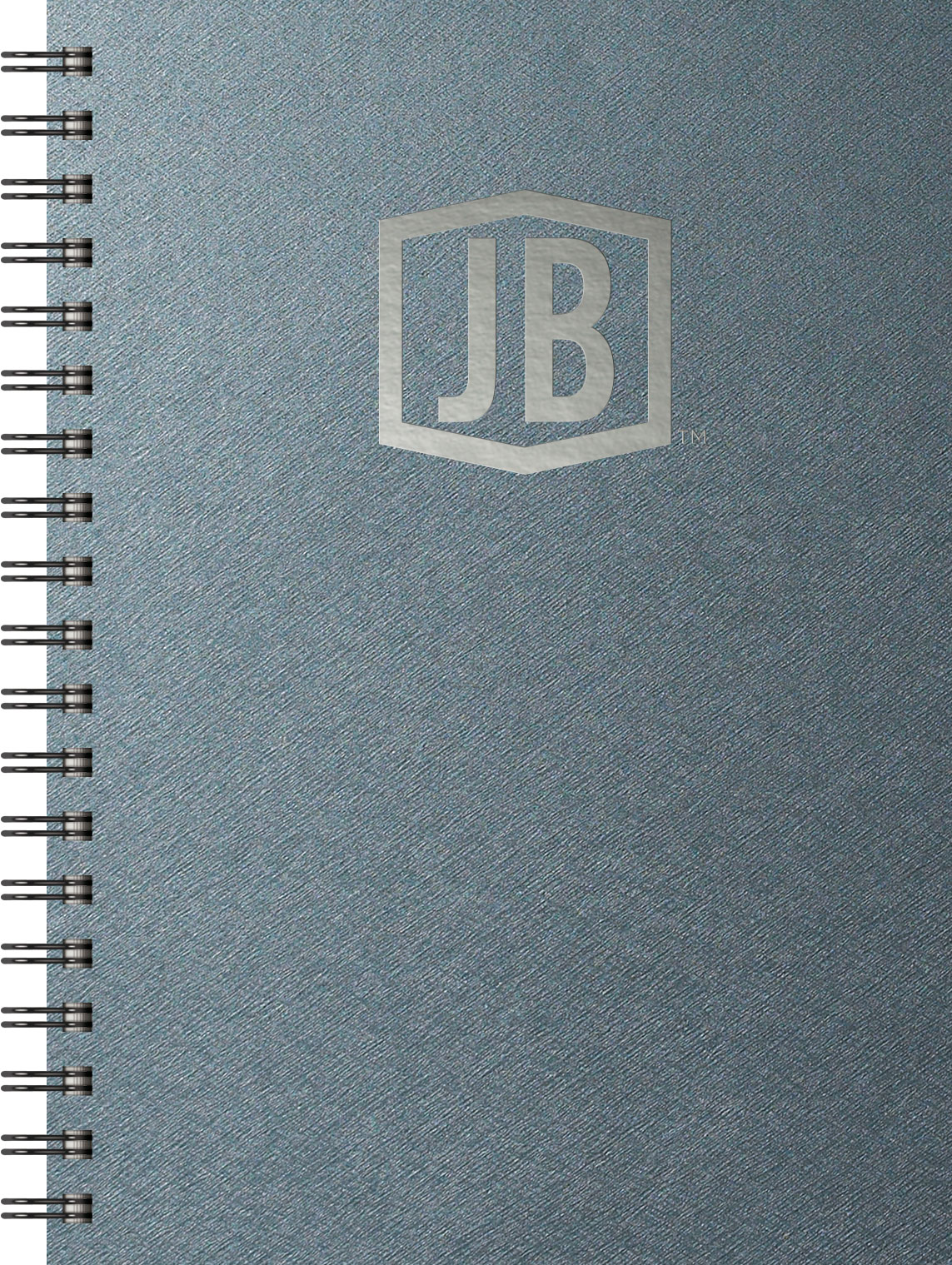 Luxury Cover Series 4 Medium NoteBook w/Black Paperboard Back Cover (7"x10") 1