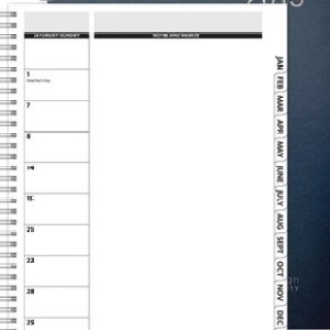 TheDirector™ Leatherette Monthly Planner (8.5"x11") 1 TheDirector™ Leatherette Monthly Planner (8.5"x11") 1
