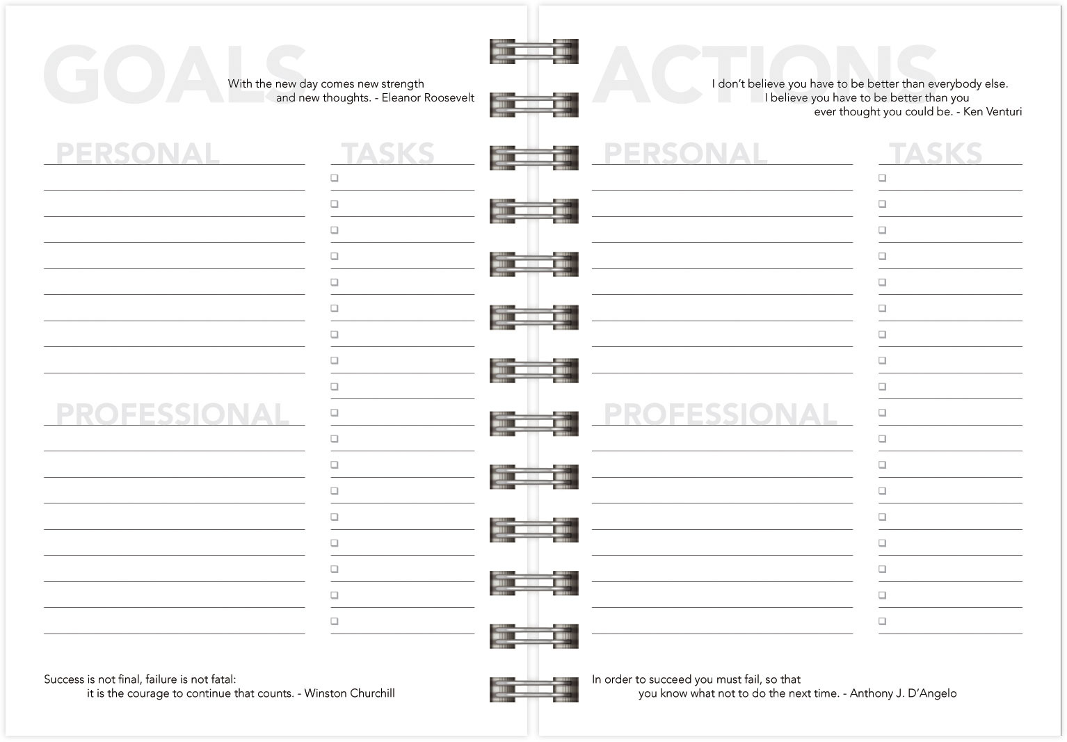 Business GoalTracker™ (5"x7") 1