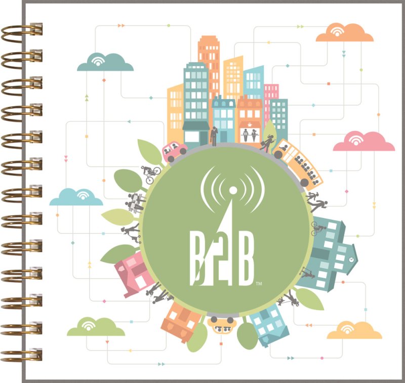 ClearView™ Square NoteBook Journal (7"x7") 1 ClearView™ Square NoteBook Journal (7"x7") 1