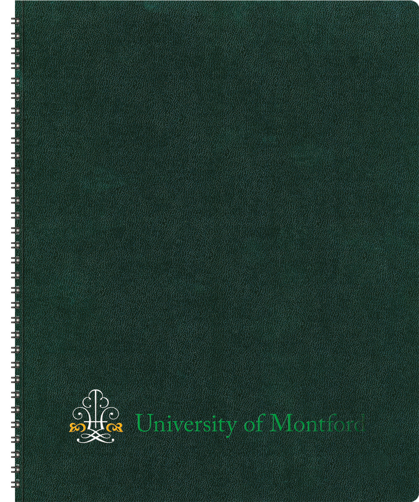 TheAnalyst™ Monthly Planner w/Leatherette Wraparound (8.5"x11") 1