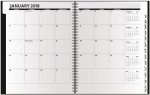 TheAnalyst™ Monthly Planner w/Leatherette Wraparound (8.5"x11") - Green Blank Inside TheAnalyst™ Monthly Planner w/Leatherette Wraparound (8.5"x11") - Green Blank Inside