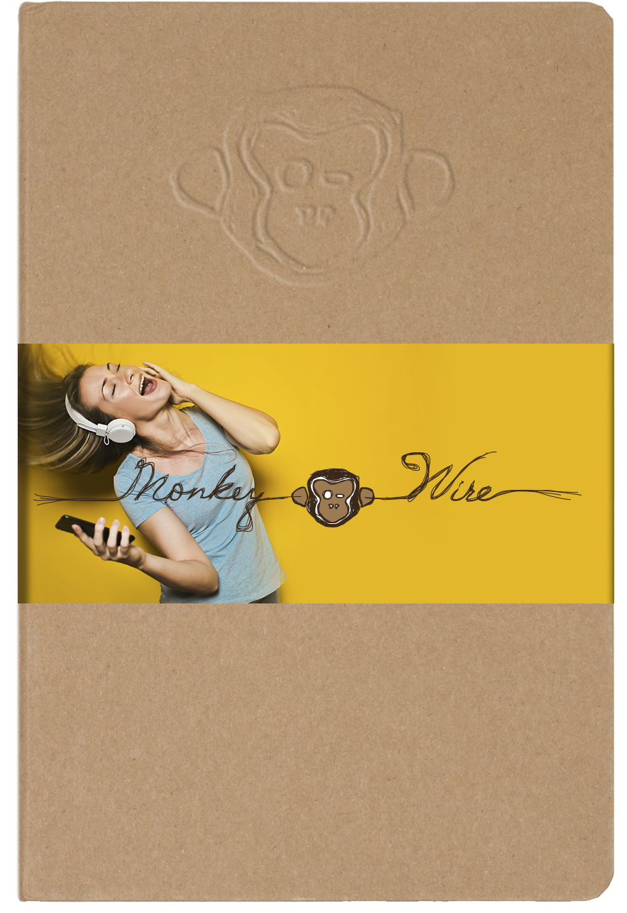 Eco ColorPop Journal w/Full Color Graphic Wrap (5.5"x8.5") 1