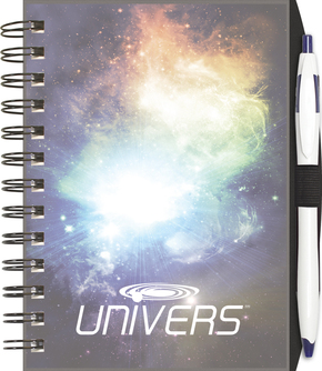 ClearView™ NotePad Journal w/PenPort & Pen (5"x7") 1 ClearView™ NotePad Journal w/PenPort & Pen (5"x7") 1