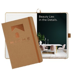 Washable Kraft Stone Bound Journal w/Full-Color Tip-In (5.5"x8.5") 1 Washable Kraft Stone Bound Journal w/Full-Color Tip-In (5.5"x8.5") 1