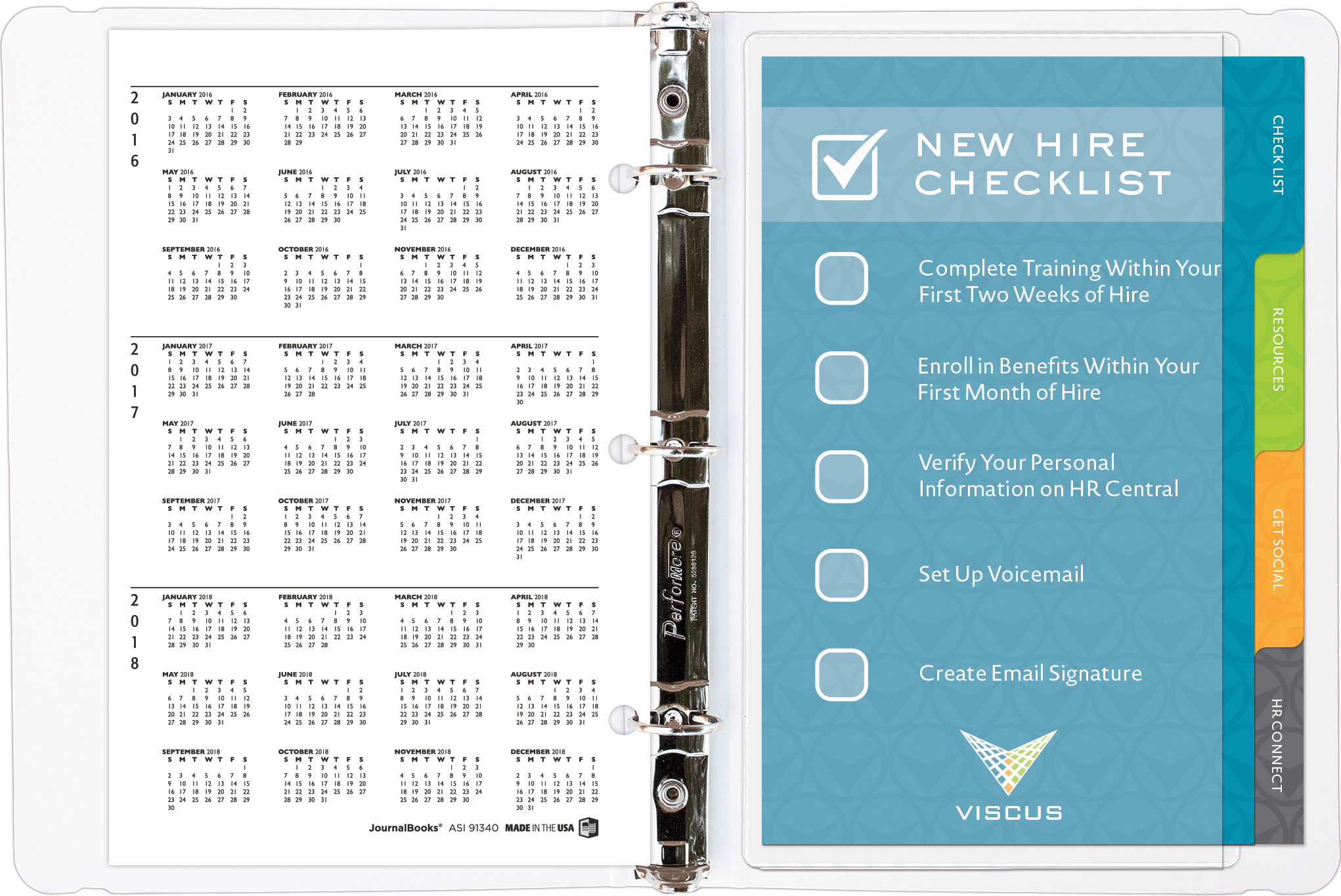 Medium Refillable ResourceBinder™ (5.5"x8.5") 1