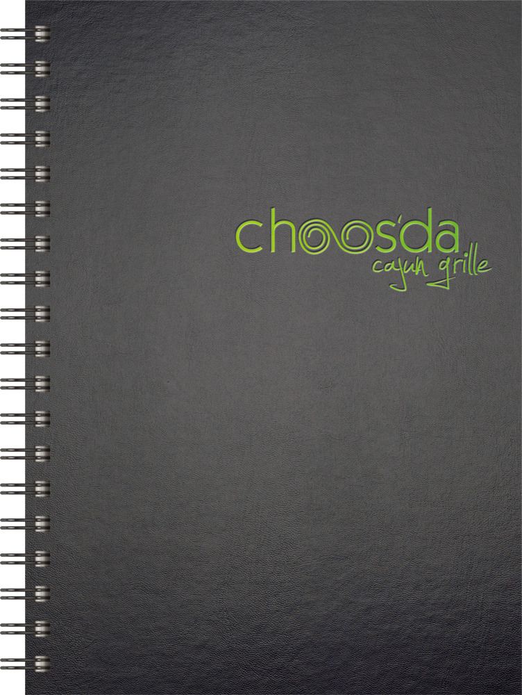 GlossMetallic Journals Medium NoteBook (7"x10") 1
