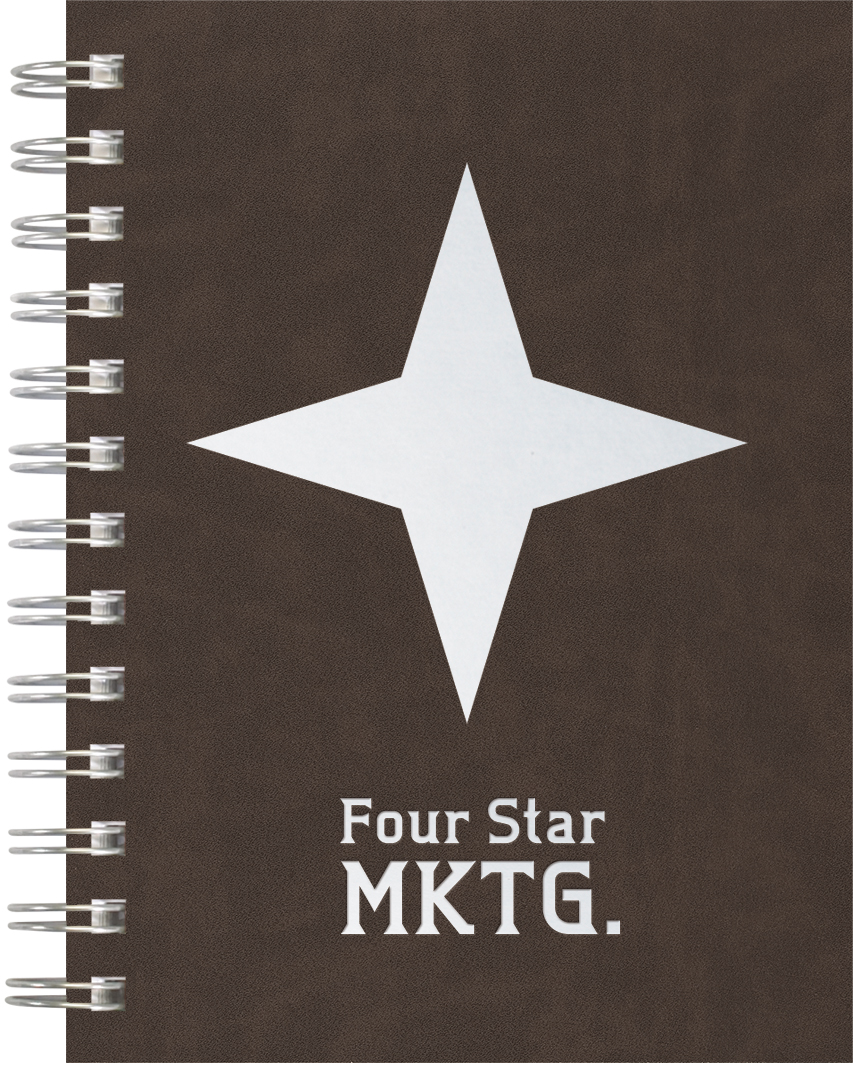 PremiumLeather Medium Journal NotePad (5"x7") 1