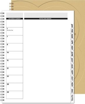 TheDirector™ HardCover Monthly Planner (8.5"x11") 1