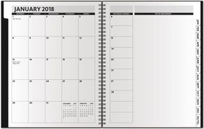 TheDirector™ HardCover Monthly Planner (8.5"x11") 1