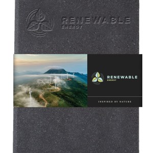 Recycled Leather Journal w/Full Color GraphicWrap (5.5"x8.5") 1 Recycled Leather Journal w/Full Color GraphicWrap (5.5"x8.5") 1