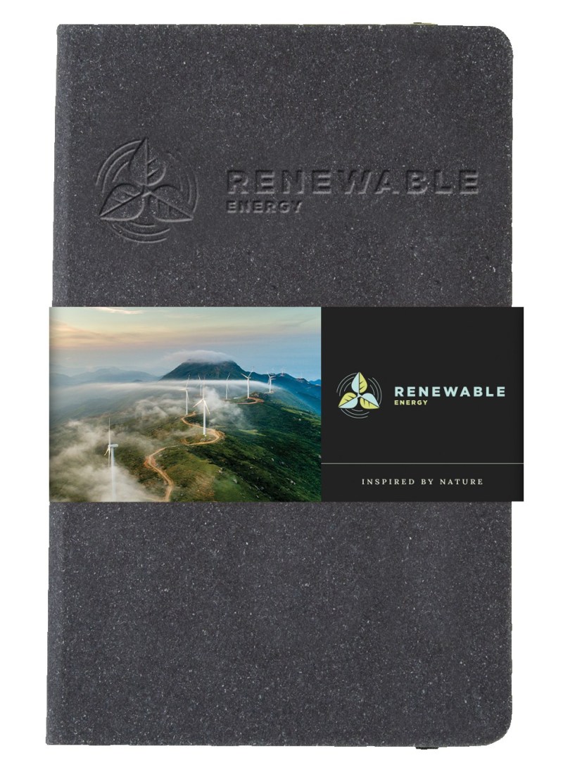 Recycled Leather Journal w/Full Color GraphicWrap (5.5"x8.5") 1 Recycled Leather Journal w/Full Color GraphicWrap (5.5"x8.5") 1