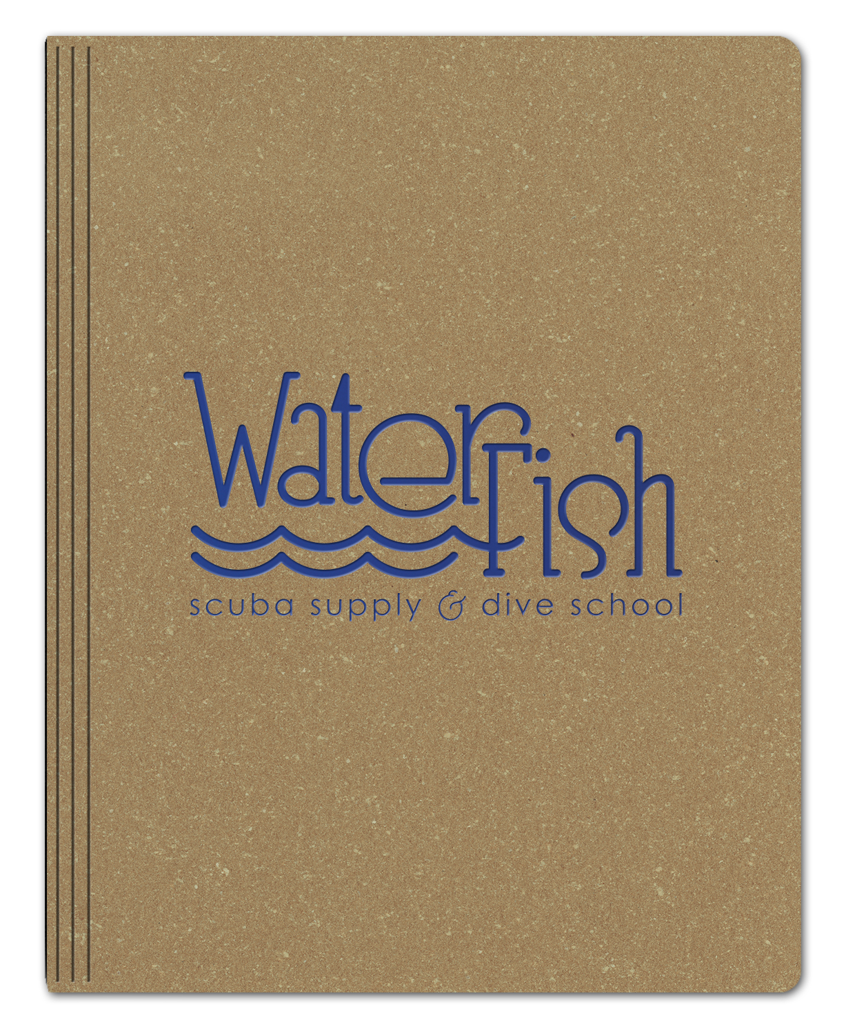 Large Deluxe LeatherWrap™ Refillable Journal (7"x8.75") 1