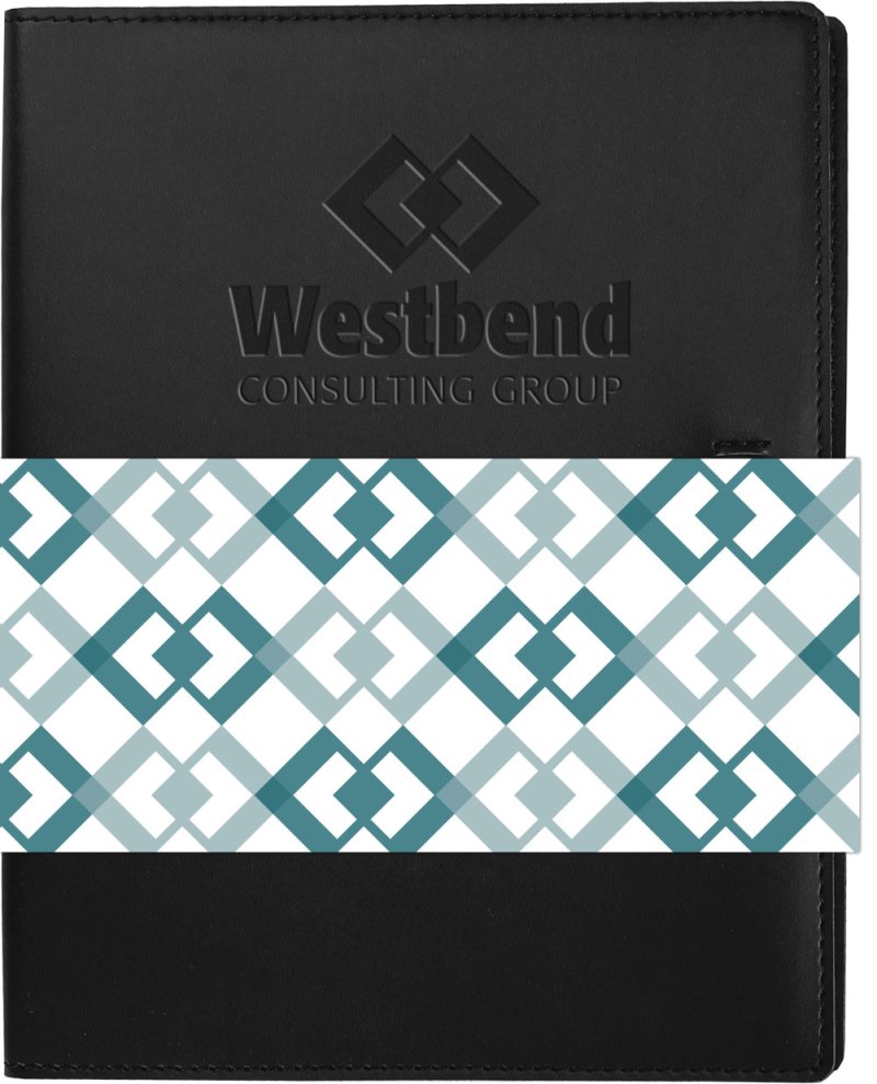 Small Refillable Dovana Journal w/Graphic Wrap (6"x7.75") 1 Small Refillable Dovana Journal w/Graphic Wrap (6"x7.75") 1