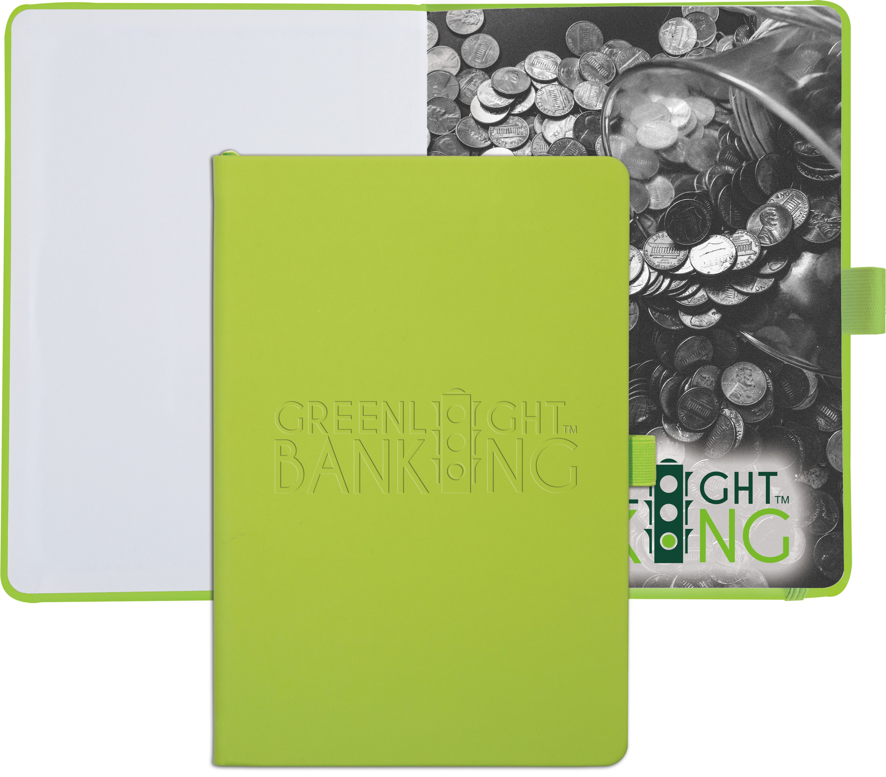 Vienna™ Large Journal w/Full Color Tip-In Page (6"x9") 1