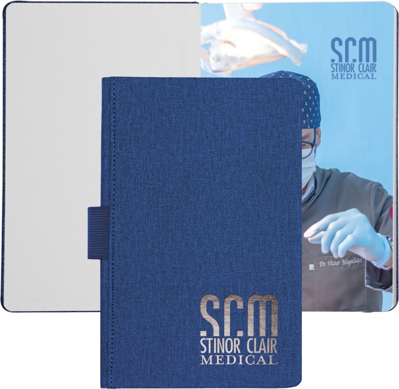 Heathered Journal w/Full Color Tip-In (5"x8") 1 Heathered Journal w/Full Color Tip-In (5"x8") 1