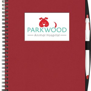 Large Value WindowPad™ ValueLine Notebook w/PenPort & Cougar Pen (7"x10") 1 Large Value WindowPad™ ValueLine Notebook w/PenPort & Cougar Pen (7"x10") 1