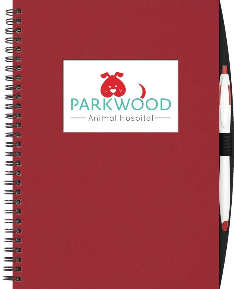 Large Value WindowPad™ ValueLine Notebook w/PenPort & Cougar Pen (7"x10") 1 Large Value WindowPad™ ValueLine Notebook w/PenPort & Cougar Pen (7"x10") 1