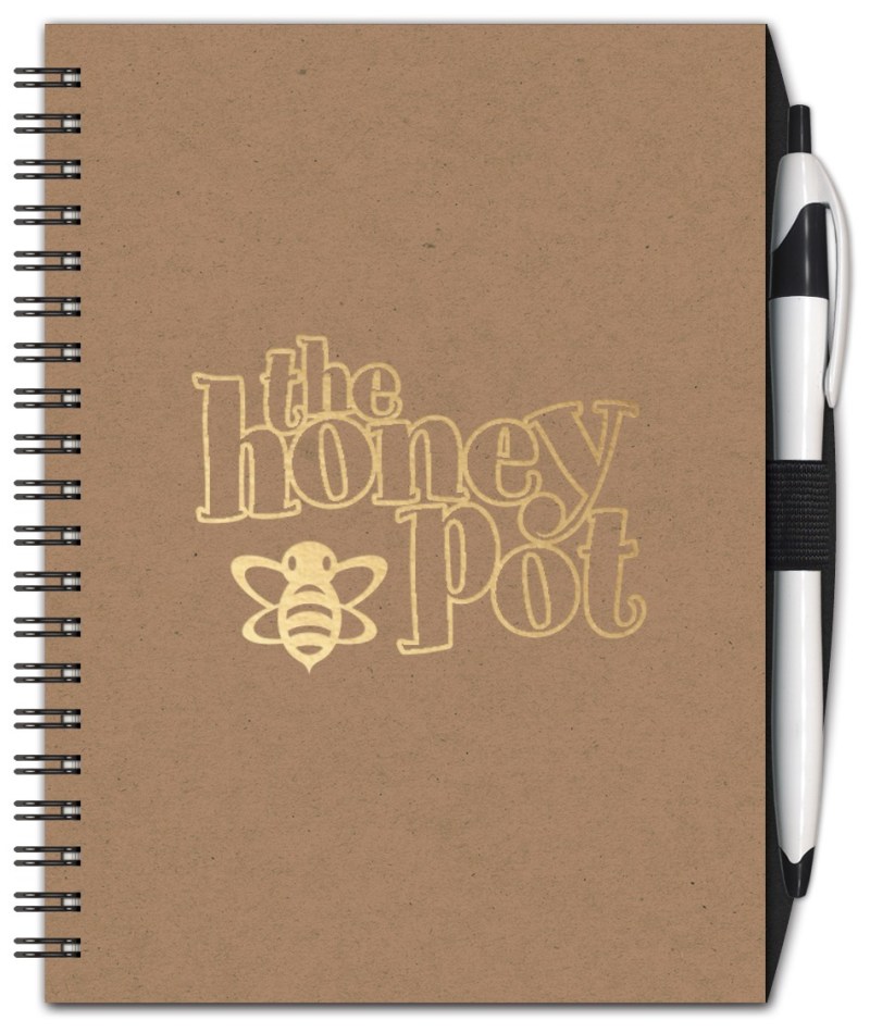SlimLine Neutral NotePad w/ PenPort (5" x 7") 1 SlimLine Neutral NotePad w/ PenPort (5" x 7") 1