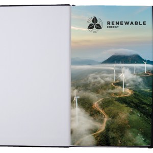 Recycled Leather Journal w/ Full-Color Tip-in (5.5"x8.5") 1 Recycled Leather Journal w/ Full-Color Tip-in (5.5"x8.5") 1