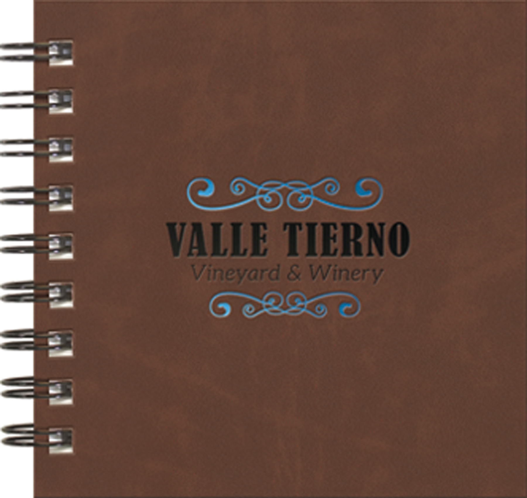 Luxury Cover Series 4 Square NotePad w/Black Paperboard Back Cover (5"x5") 1