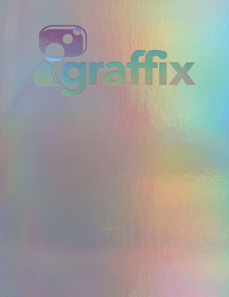 Holographic Rainbow - Large NoteBook (8.5"x11") 1 Holographic Rainbow - Large NoteBook (8.5"x11") 1