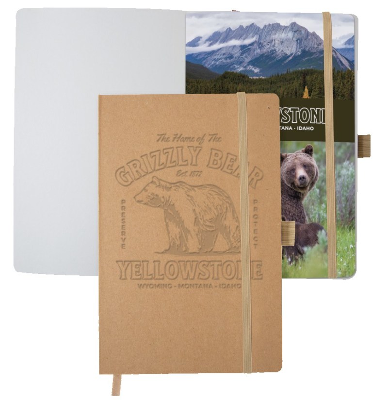 Stone Soft Bound Journal w/Full-Color Tip-In (5.5"x8.5") 1 Stone Soft Bound Journal w/Full-Color Tip-In (5.5"x8.5") 1