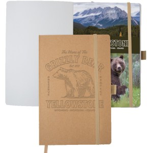 Stone Soft Bound Journal w/Full-Color Tip-In (5.5"x8.5") 1 Stone Soft Bound Journal w/Full-Color Tip-In (5.5"x8.5") 1