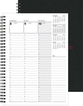 Weekly Organizer™ w/Leather Front & Chip Back (7"x10") 1 Weekly Organizer™ w/Leather Front & Chip Back (7"x10") 1