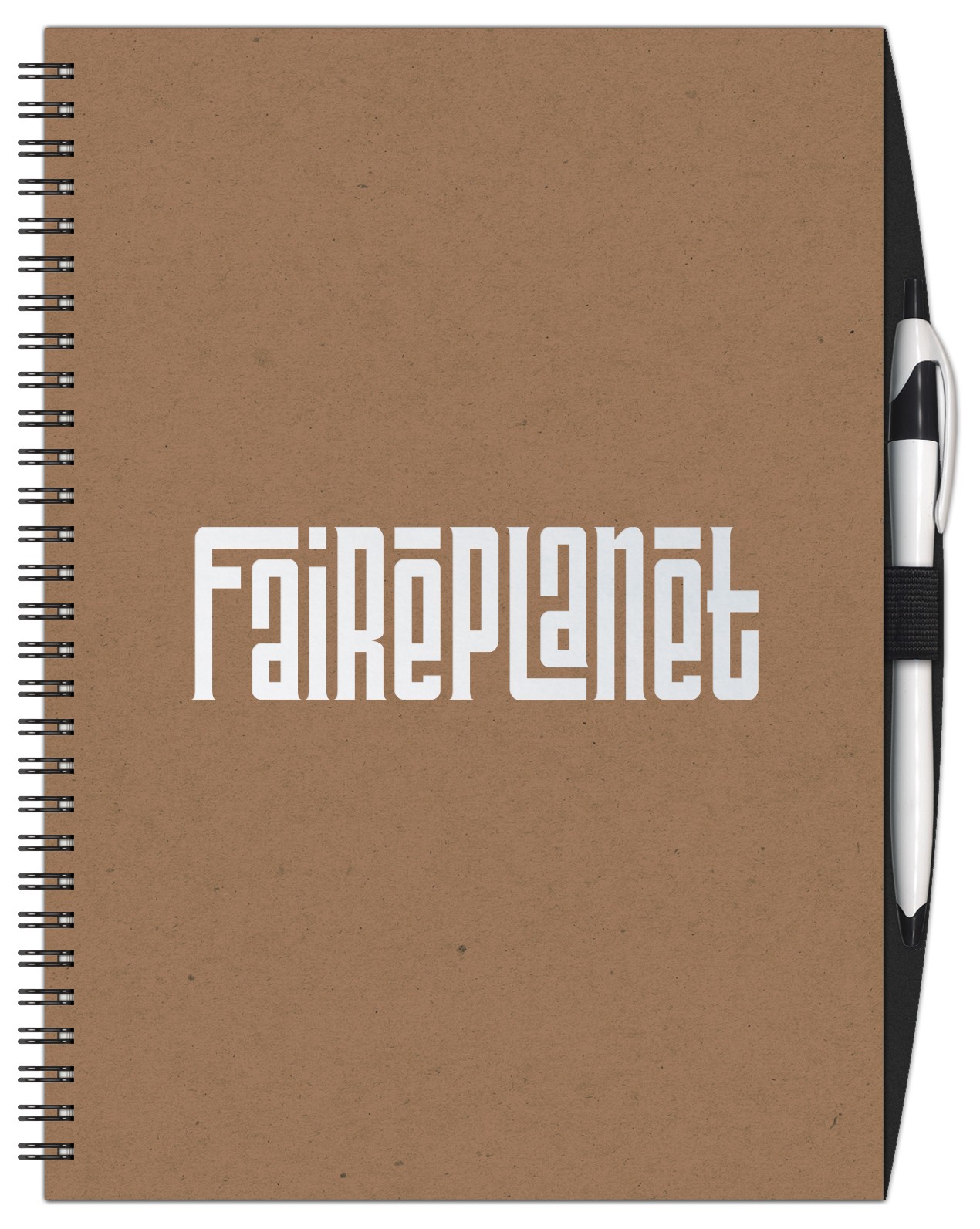SlimLine Neutral NoteBook w/ Penport (7" x 10") 1