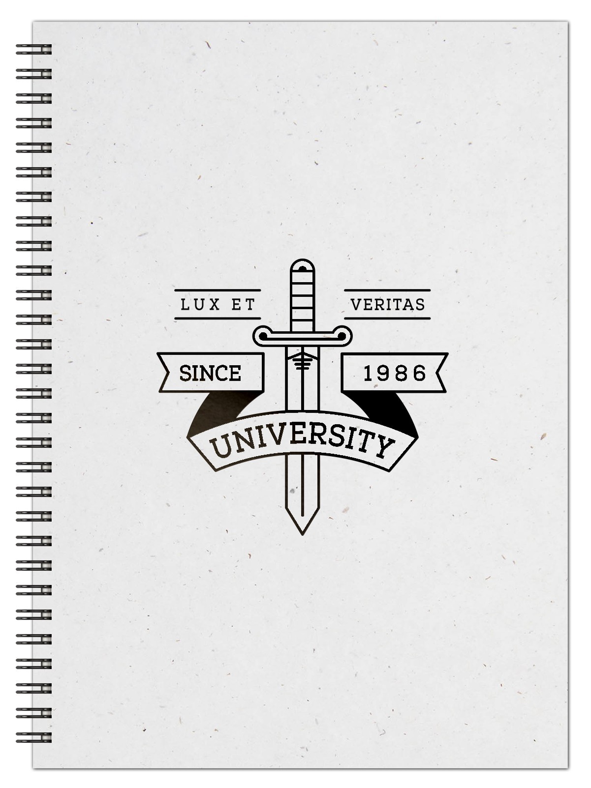 SlimLine Neutral NoteBook w/ Penport (7" x 10") 1