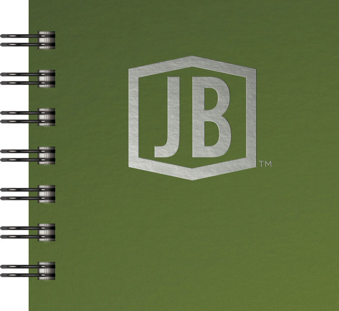 Deluxe Cover Series 3 Square JotterPad (4"x4") 1