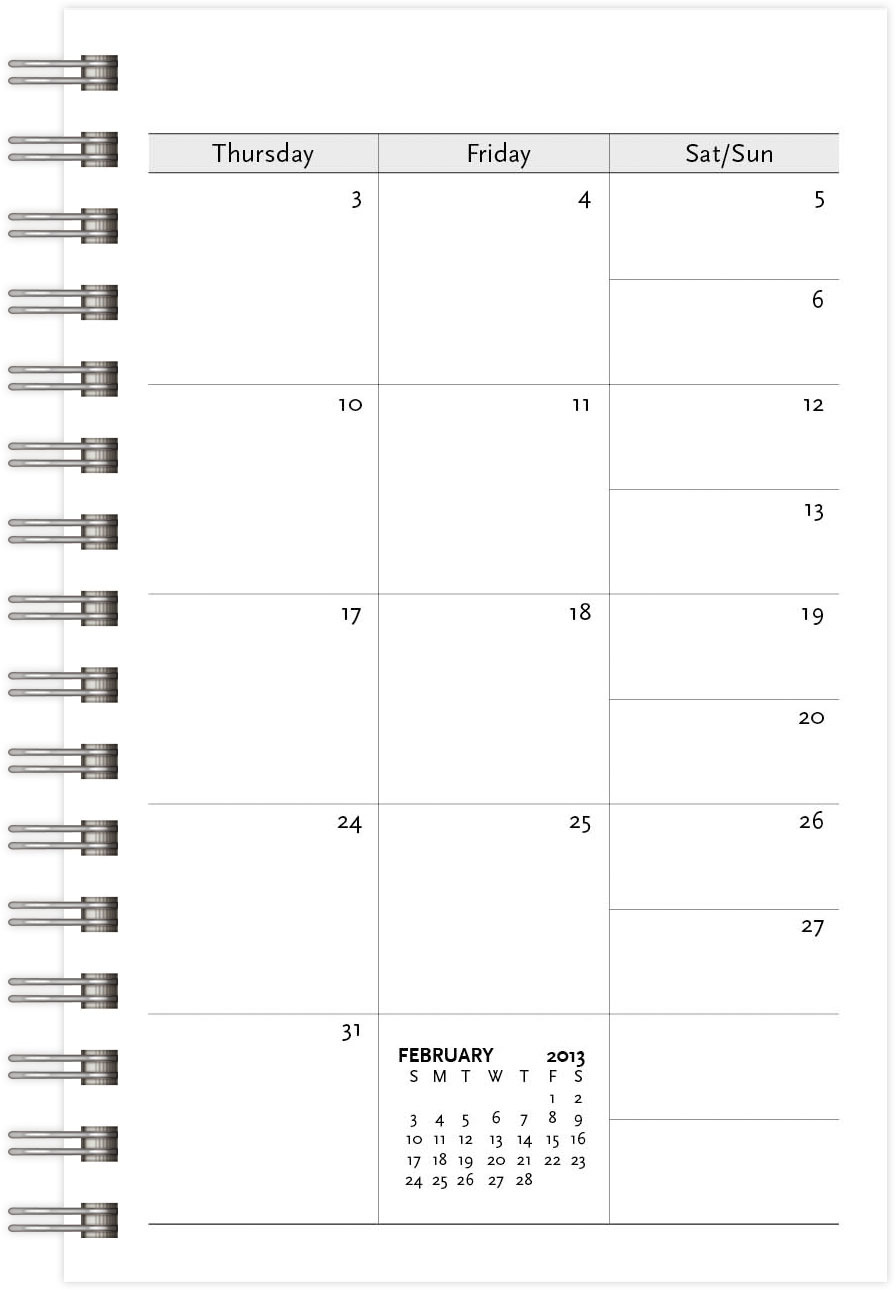Classic Small Wire Bound HybridPlanners™ (5.5"x8.8") 1