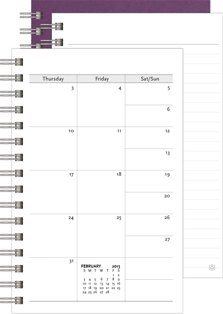 Classic Small Wire Bound HybridPlanners™ (5.5"x8.8") 1