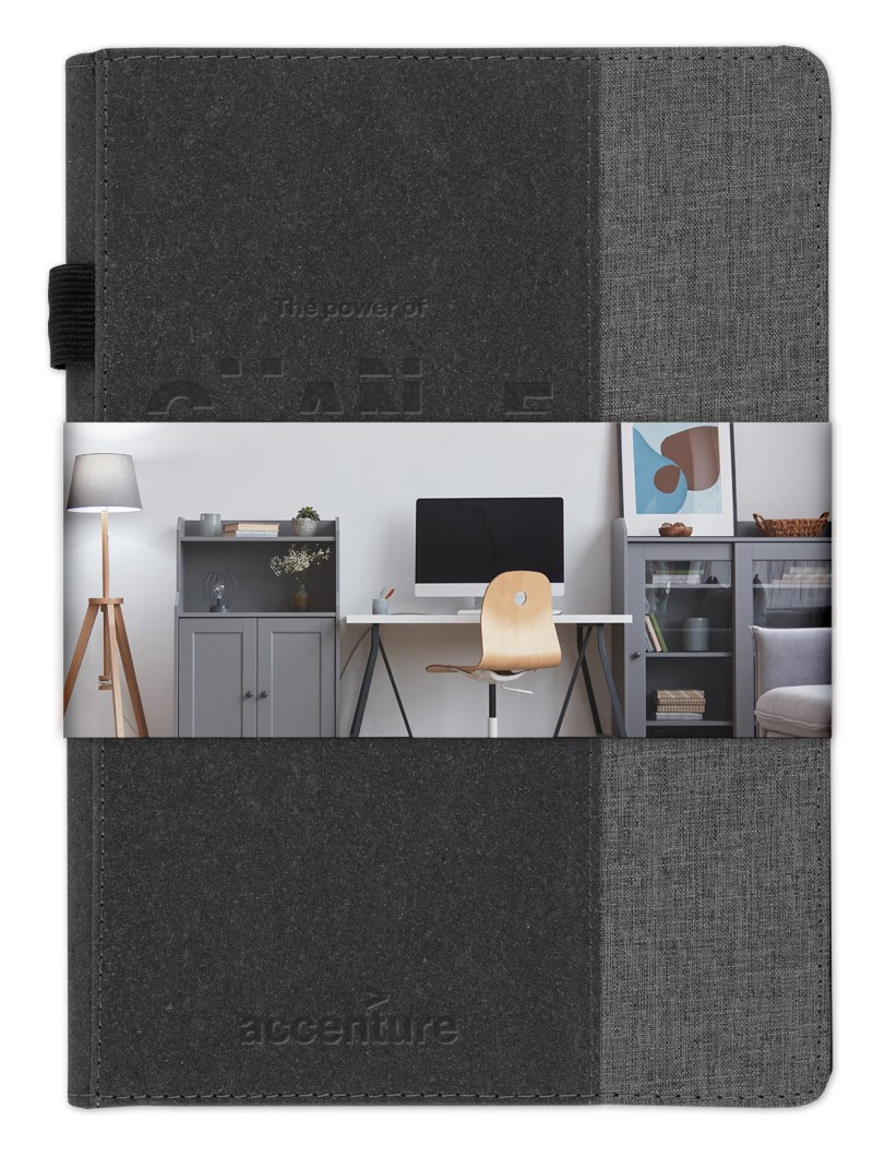 Large Reclaim Recycle Refillable Journal w/ GraphicWrap (7"x10") 1 Large Reclaim Recycle Refillable Journal w/ GraphicWrap (7"x10") 1