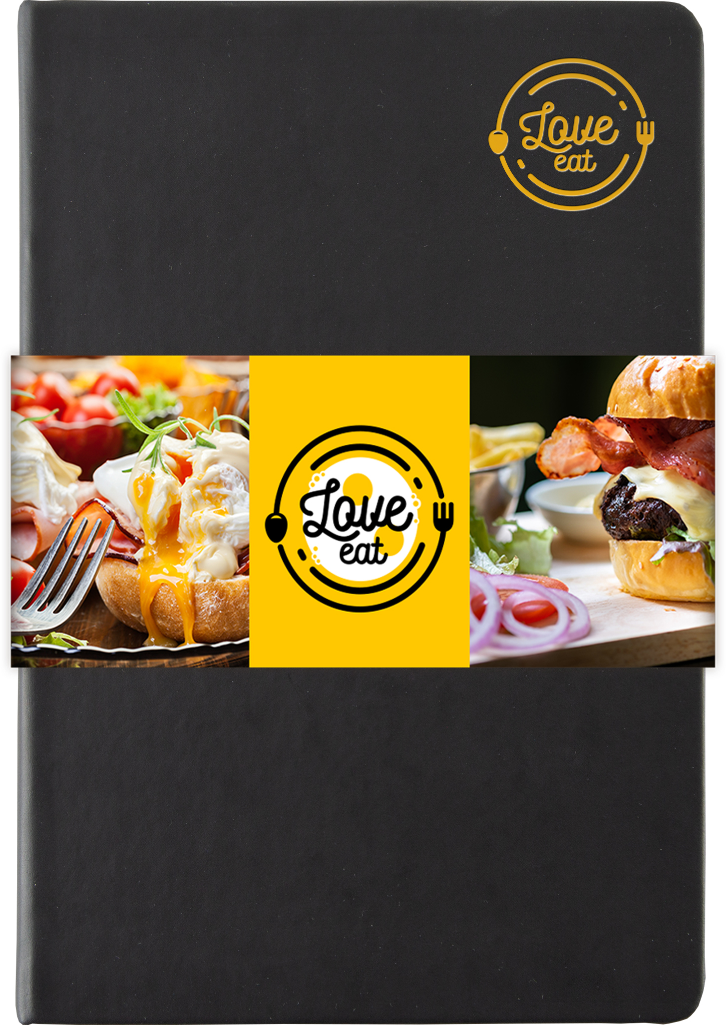Mela Apple Journal w/Full Color GraphicWrap (5.5"x8.5") 1
