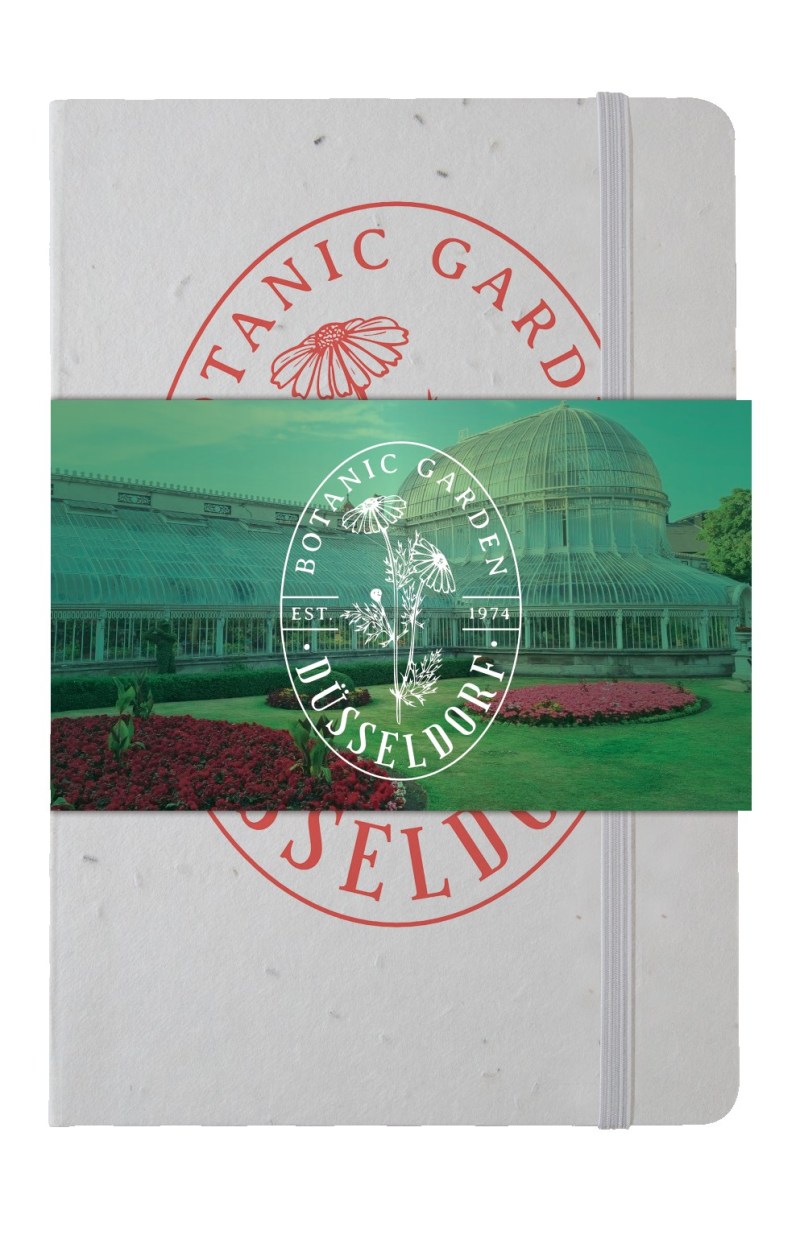Recycled Seed Paper Journal w/Full-Color GraphicWrap (5.5"x8.5") 1 Recycled Seed Paper Journal w/Full-Color GraphicWrap (5.5"x8.5") 1