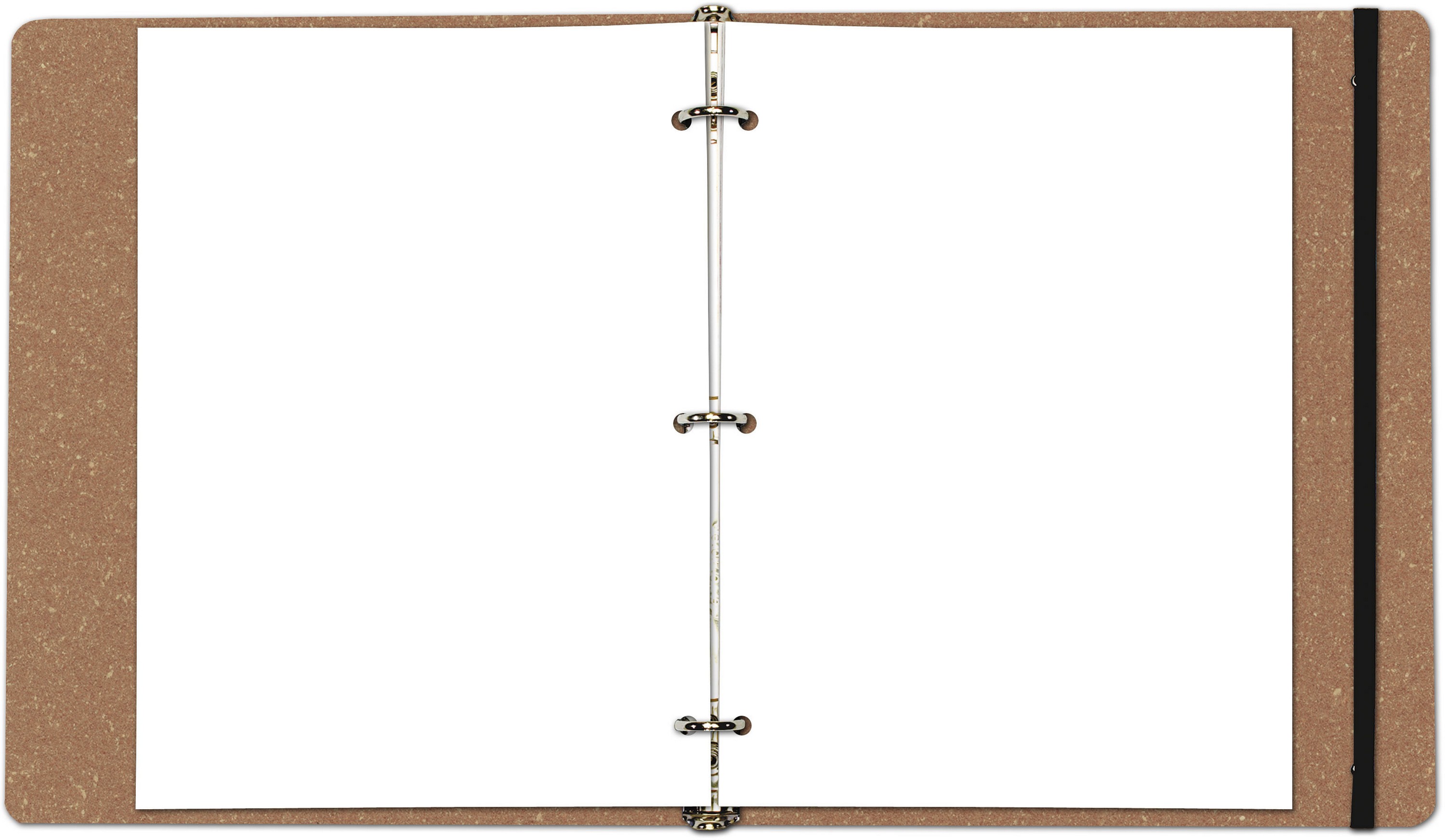 Large Leather Refillable Binder 1